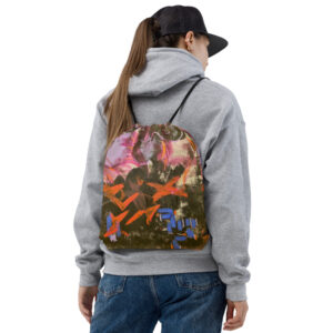 A Blight Night Drawstring bag