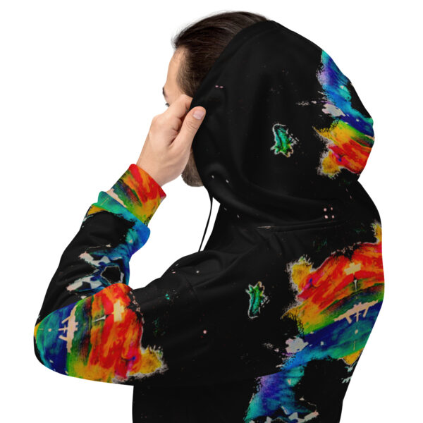 Rainbow Angel Unisex Hoodie - Image 3