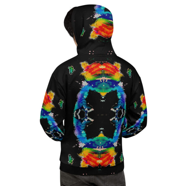 Rainbow Angel Unisex Hoodie - Image 2