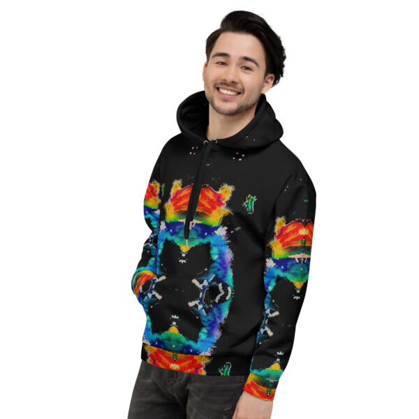 Rainbow Angel Unisex Hoodie - Image 4