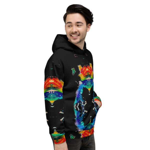 Rainbow Angel Unisex Hoodie - Image 5