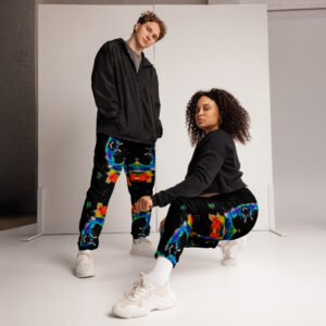 Rainbow Angel Unisex track pants