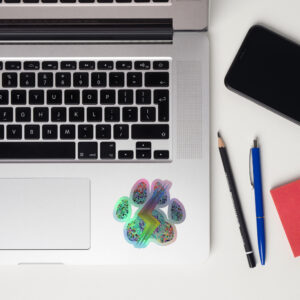 ThundrPrintz Paw Holographic sticker